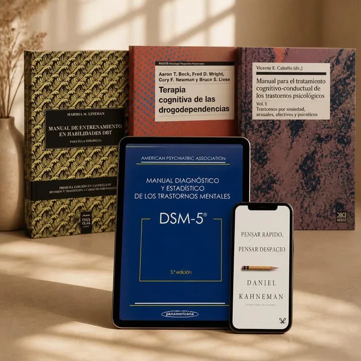 Colección de 18 manuales de psicología clínica en formato digital